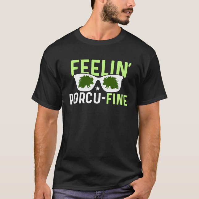 Camiseta Feelin Porcu Fine  Porcupine (Frente)