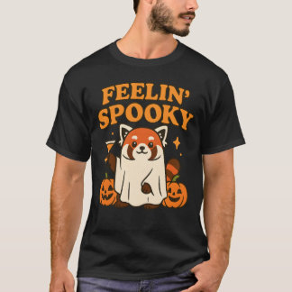 Camiseta Feelin' Spooky Red Panda Halloween