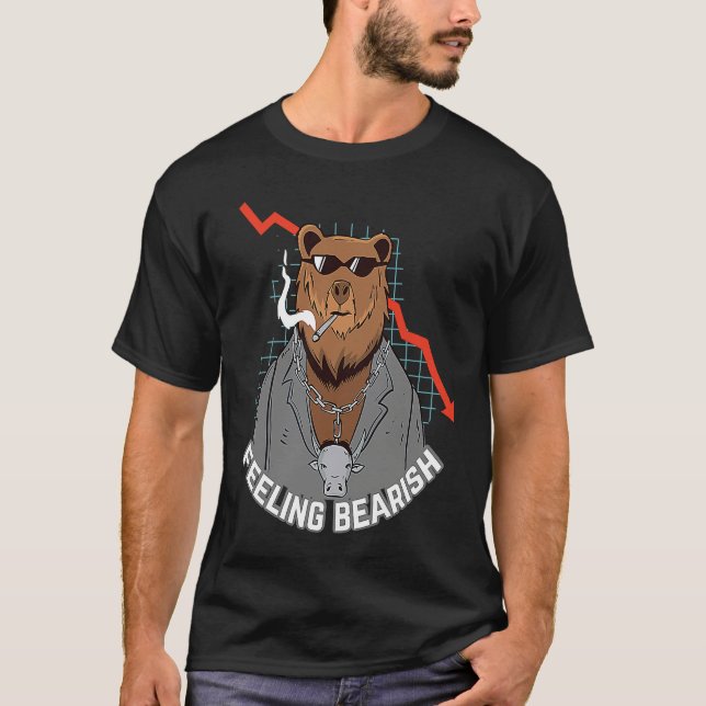 Camiseta Feeling Bearish Crypto Bitcoin Bear BTC Bullrun co (Frente)