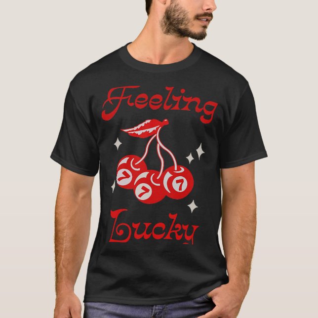 Camiseta Feeling Lucky Pink Ball Men Women (Frente)