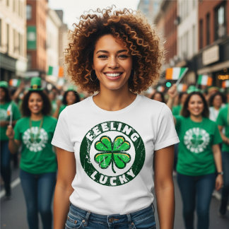 Camiseta Feeling Lucky - St Patrick's Day 
