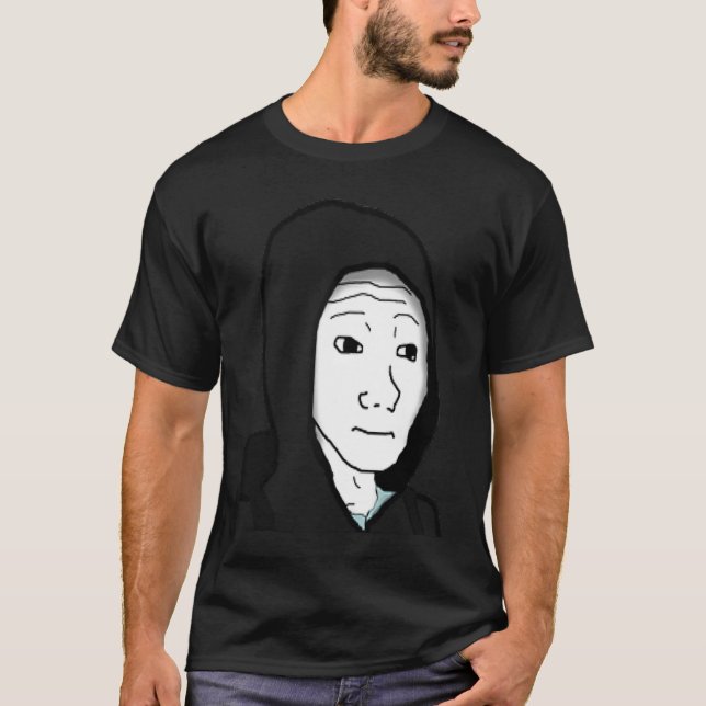 Camiseta Feels Guy Wojak Meme Doomer  1 (Frente)