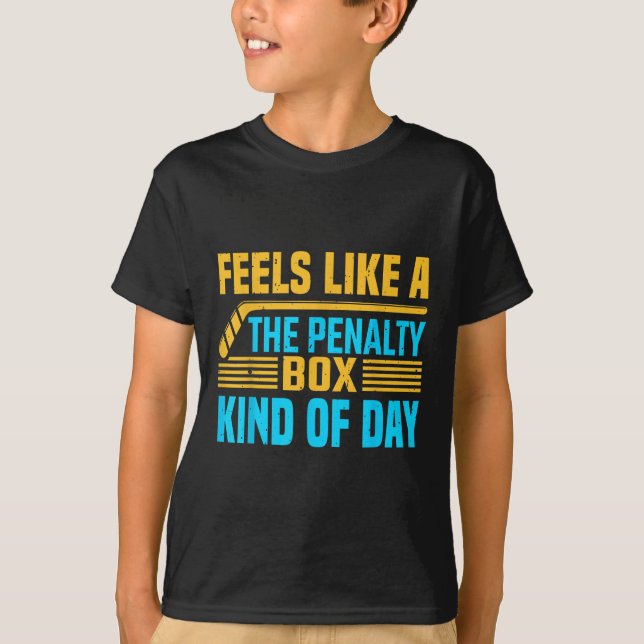 Camiseta Feels Like A Penalty Box Kind Of Day _1  (Frente)