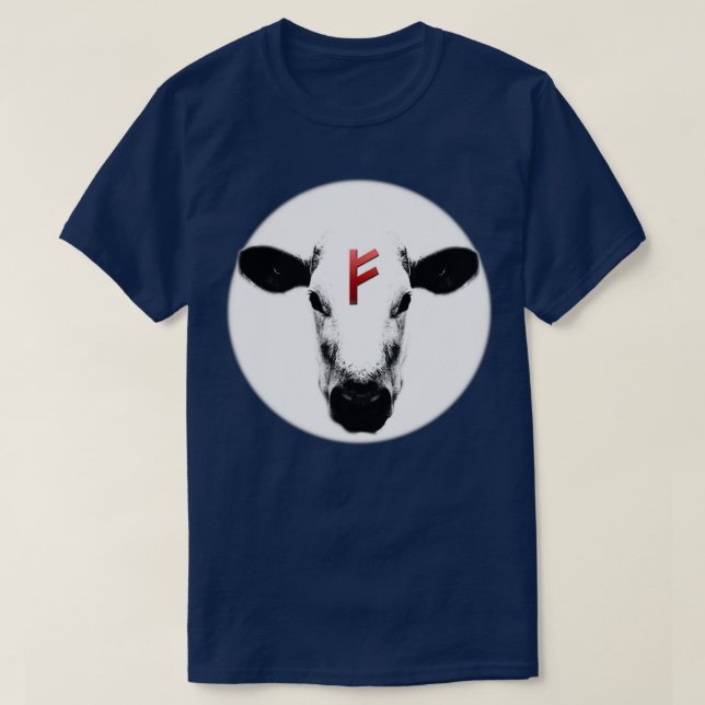 Camiseta Fehu Rune of Wealth (Frente do Design)