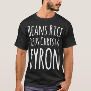Camiseta Feijão Arroz Jesus Cristo e Byron