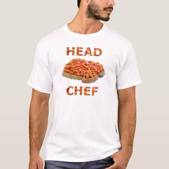 Camiseta Feijão-chefe na torrada (Frente)