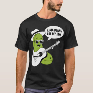 Camiseta Feijão Lima é Minha Paixão Amante de Comida Vegeta