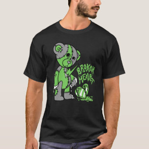 Camiseta Feijão Verde 5s Perdedor Coração Gota 5 Retro Feij