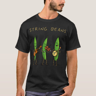 Camiseta Feijão Verde Piada Legume Música Trocadilho Desenh