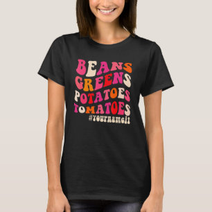 Camiseta Feijão Verduras Batatas Tomates Você Sabe o Que É