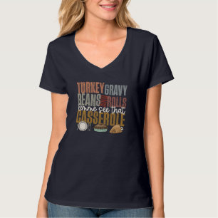 Camiseta Feijões E Rolos De Turcos Deixem-Me Ver Esse Casse