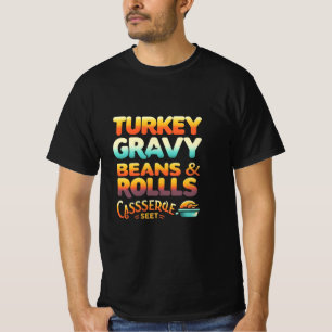 Camiseta Feijões E Rolos De Turcos Deixem-Me Ver Esse Casse
