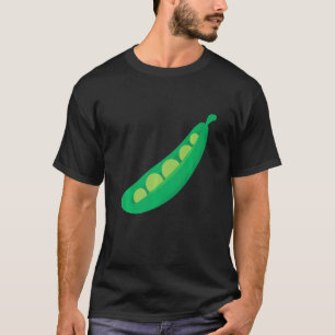 Camiseta Feijões, ervilhas, legumes, comidas saudáveis e sa