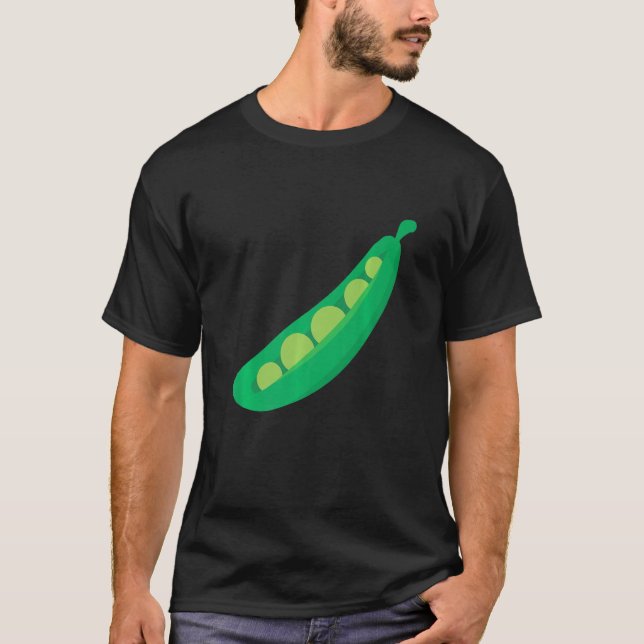 Camiseta Feijões, ervilhas, legumes, comidas saudáveis e sa (Frente)
