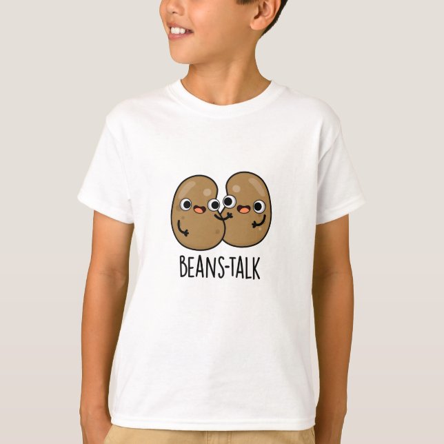 Camiseta Feijões Falam Engraçado Veggie Bean Pun (Frente)