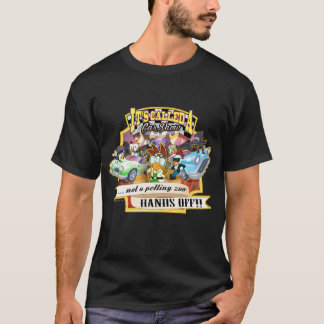 Camiseta Feira automóvel - o T dos homens das galinhas da