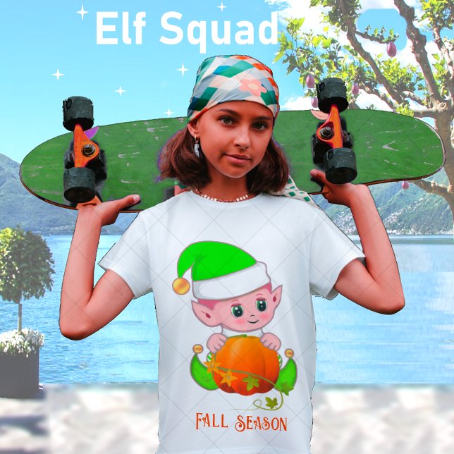 Camiseta Feira de Elf e Pumpkin (Criador carregado)