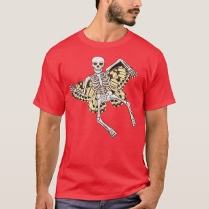 Camiseta Feira de Esqueleto de Borboleta Gótica Fairycore