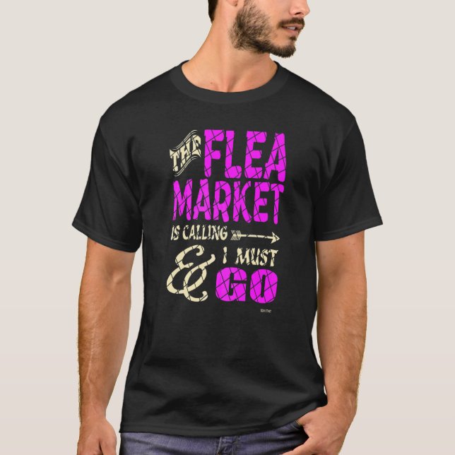 Camiseta Feira de Pulgas Está Chamando (Frente)