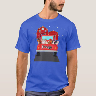 Camiseta Feira Engraçada Vaca Galinha Fazenda Vin