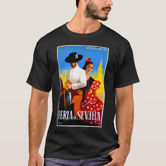 Camiseta Feira Vintage de Málaga (Frente)