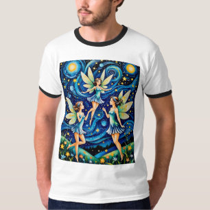 Camiseta Feiras Dançantes Sob Teto Starry Sky