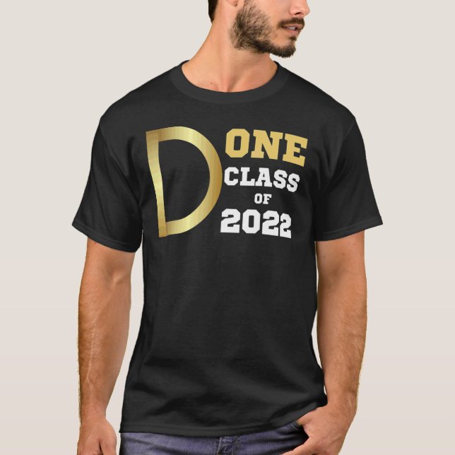 Camiseta Feita A Classe De Graduação De 2022 Para Seu Forma (Frente)