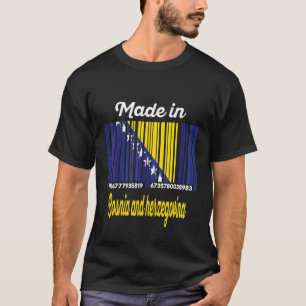 Camiseta Feita Bósnia e Herzegovina