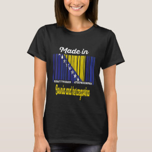 Camiseta Feita Bósnia e Herzegovina