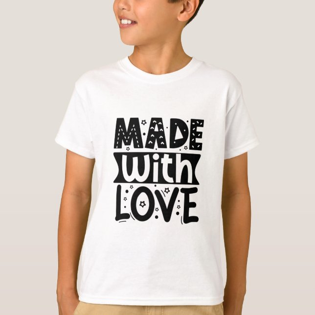Camiseta Feita com amor (Frente)