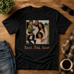 Camiseta Feita com amor Melhor Pai