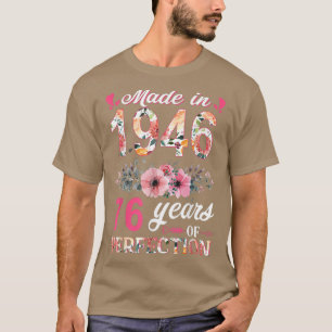 Camiseta Feita Em 1946, Presente De 76 Anos Com 76 Anos