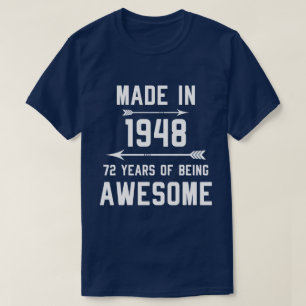 Camiseta Feita em 1948, 72 anos de mulheres admiráveis