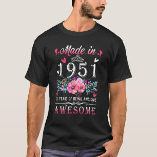 Camiseta Feita Em 1951 Com 72 Anos De Idade, 72 Anos De Ida