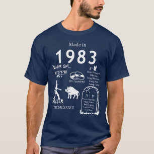 Camiseta Feita em 1983