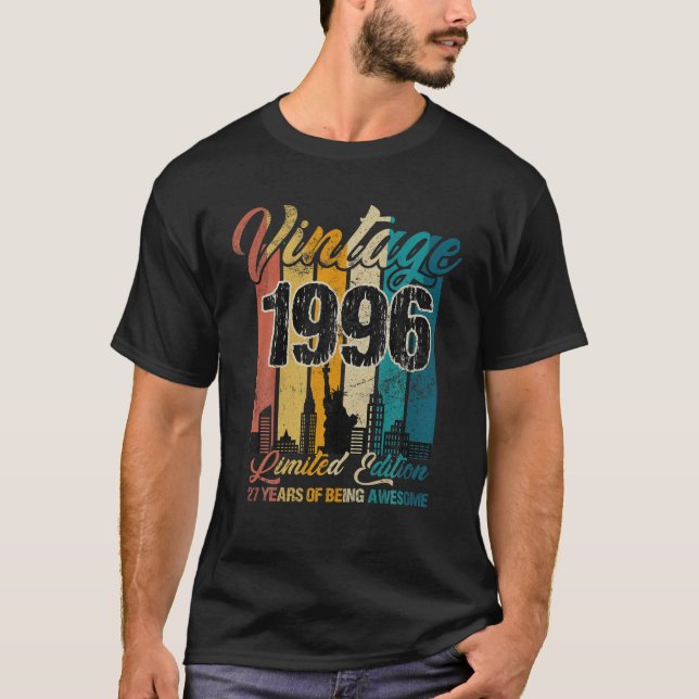 Camiseta Feita Em 1990, Com 33 Anos De Idade, Presente De 3 (Frente)