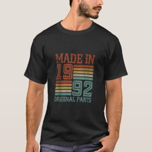 Camiseta Feita Em 1992, Partes Originais De 30 Anos De Nasc