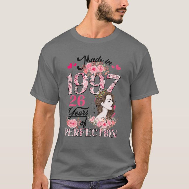 Camiseta Feita Em 1997, Com 26 Anos De Idade, Presente De A (Frente)