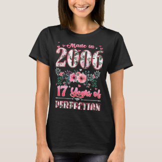 Camiseta Feita Em 2006 Com 17 Anos De Idade 17 No Aniversár