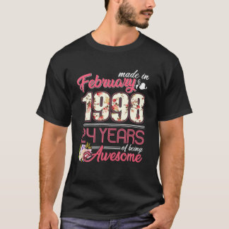 Camiseta Feita Em Fevereiro De 1998 Com 24 Anos De Idade