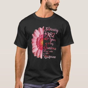 Camiseta Feita Em Fevereiro Em 1982, 40º Furacão Sunshine