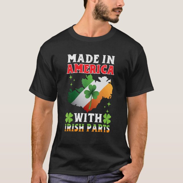 Camiseta Feita Na América Com A Patrícia De Ruas Irlandesas (Frente)