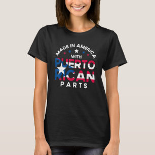 Camiseta Feita Na América Com Partes Porto-Riquenha