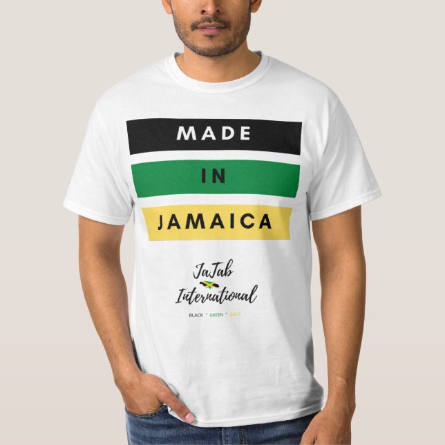 Camiseta Feita Na Jamaica T-Shirt (Frente)