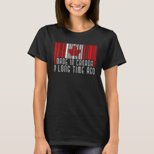 Camiseta Feita No Canadá Há Muito Tempo A Folha De Mapeamen