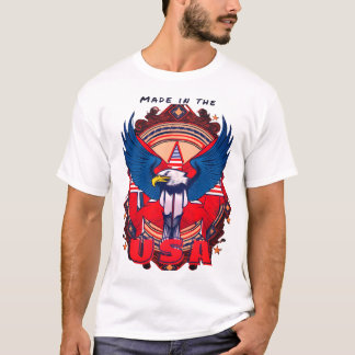 Camiseta Feita no USA Eagle T-Shirt