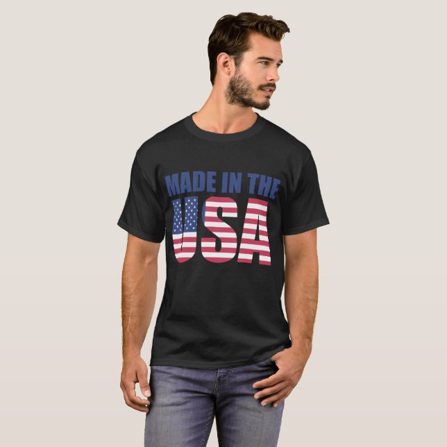 Camiseta Feita nos EUA (Frente Completa)
