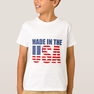 Camiseta feita nos eua