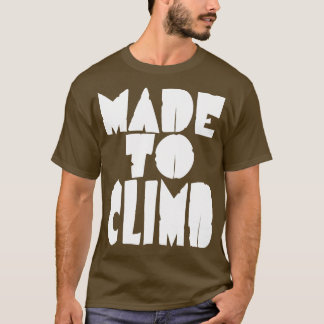 Camiseta Feita para escalar alpinistas e montanhas