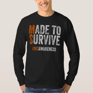 Camiseta Feita Para Sobreviver À Esclerose Múltipla Sensibi